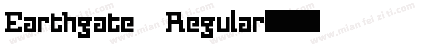 Earthgate Regular字体转换